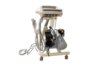 Portable Mobile Cart with Integrated Compressor