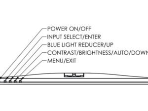 Planar 24″ Monitor White